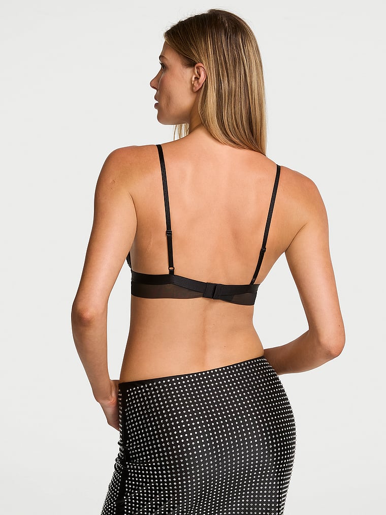 Бралетт, треугольные чашки, с блеском — Victoria's Secret — фото 2