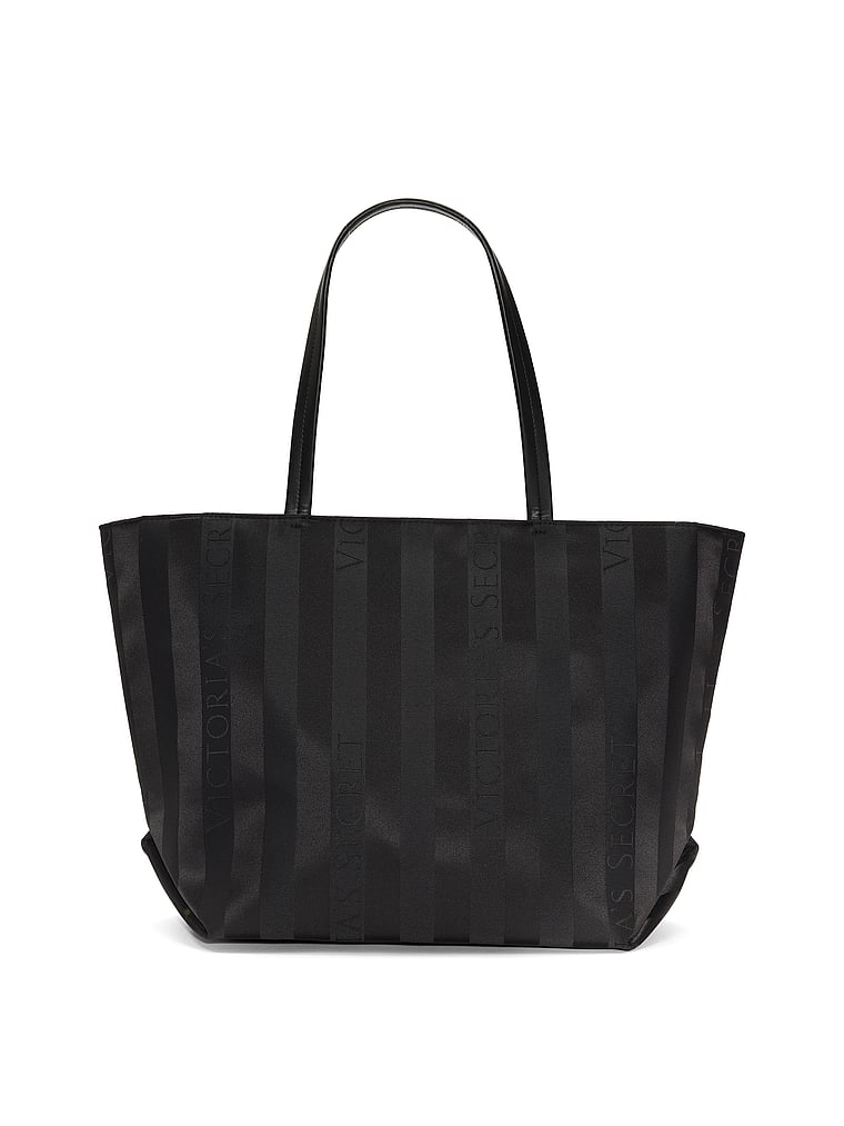 Victoria's Secret, Victoria's Secret Travel Zip Tote Bag, Black, detail, 4 of 4