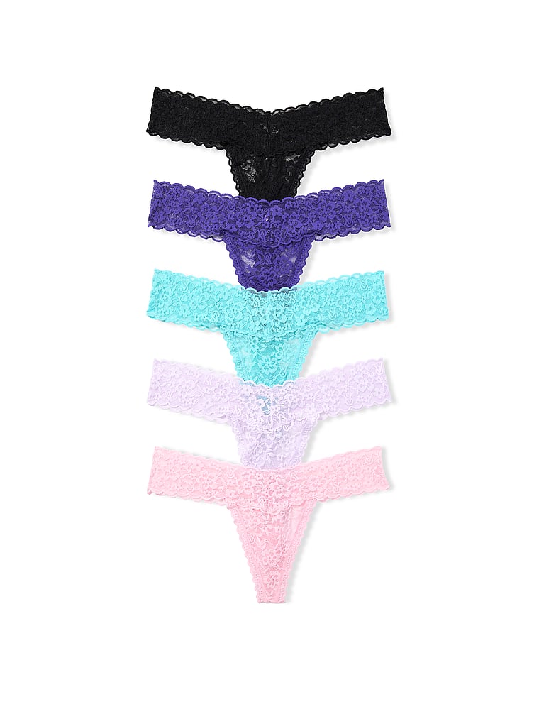 5-Pack Lacie Keyhole Thong Panties
