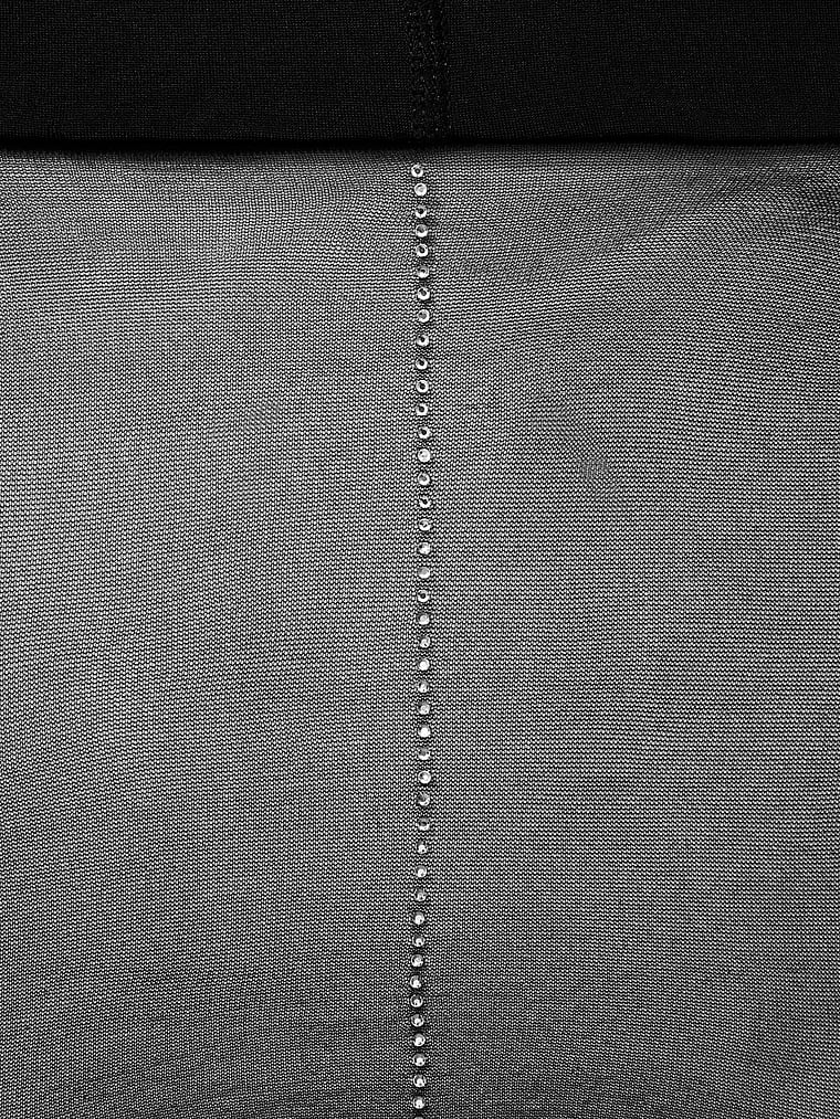 Shine Seam Thigh Highs