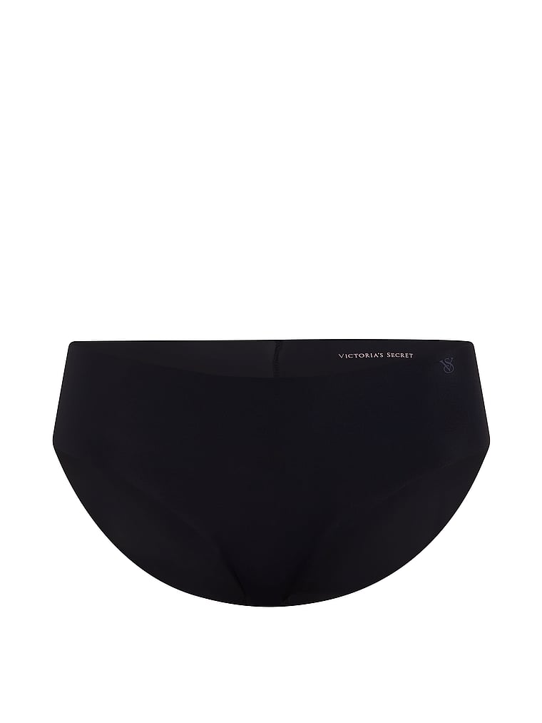 Victoria's Secret, No-Show No-Show Mid-Rise Bikini Panty, Soiree Blue, offModelFront, 3 of 3