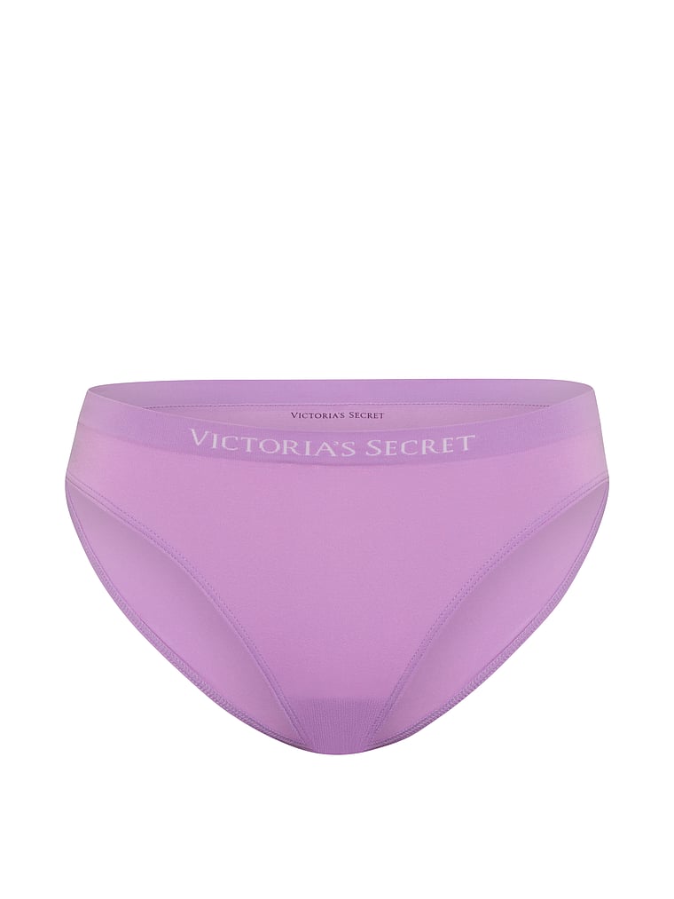 Victoria's Secret, Seamless Seamless Bikini Panty, Candy Violet, offModelFront, 3 of 3