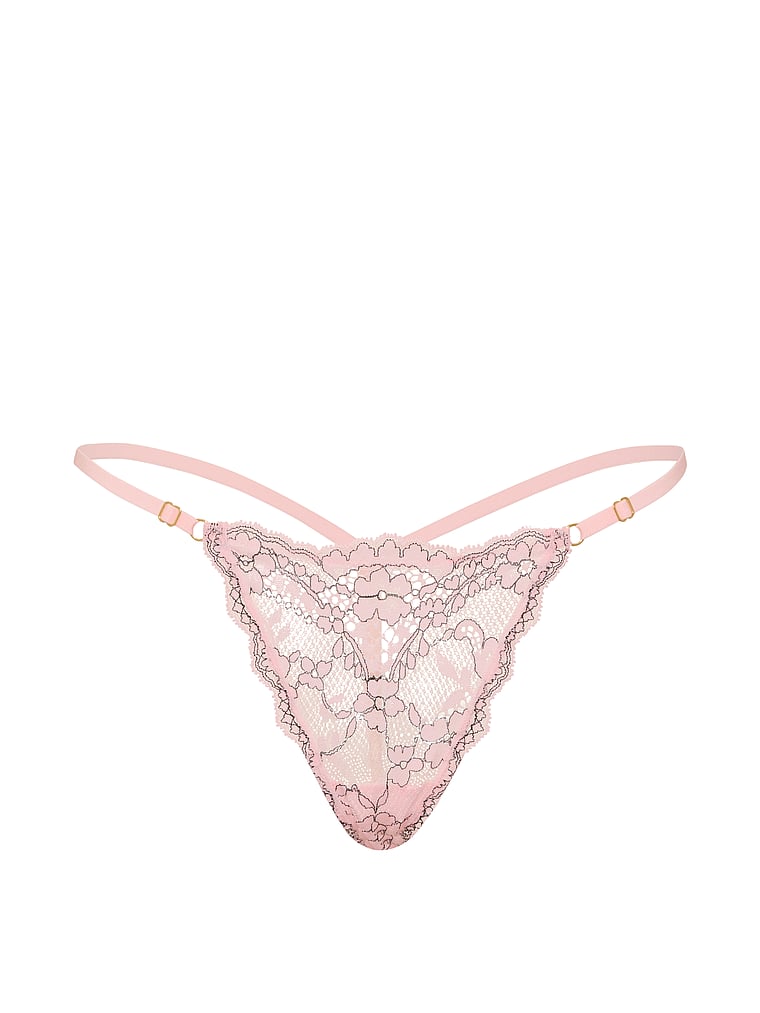 Lace Adjustable V-String Panty