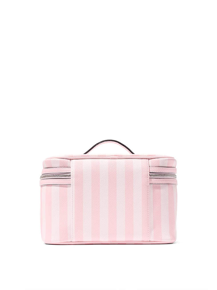 Victoria's Secret, Victoria's Secret VSFS '26 Luxe Travel Vanity Case, Heritage Stripe Backstage, offModelBack, 3 of 3