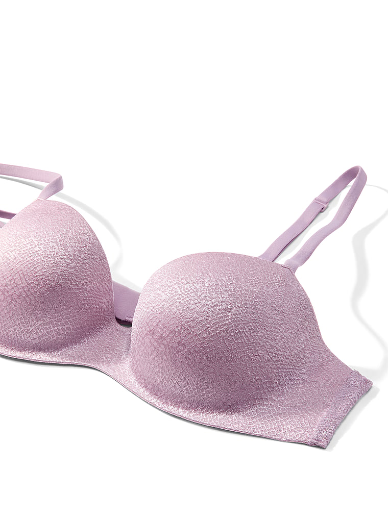 Victoria's Secret, Body by Victoria FlexFactor Lightly Lined Balconette Bra, Deep Hyacinth, detail, 5 of 5