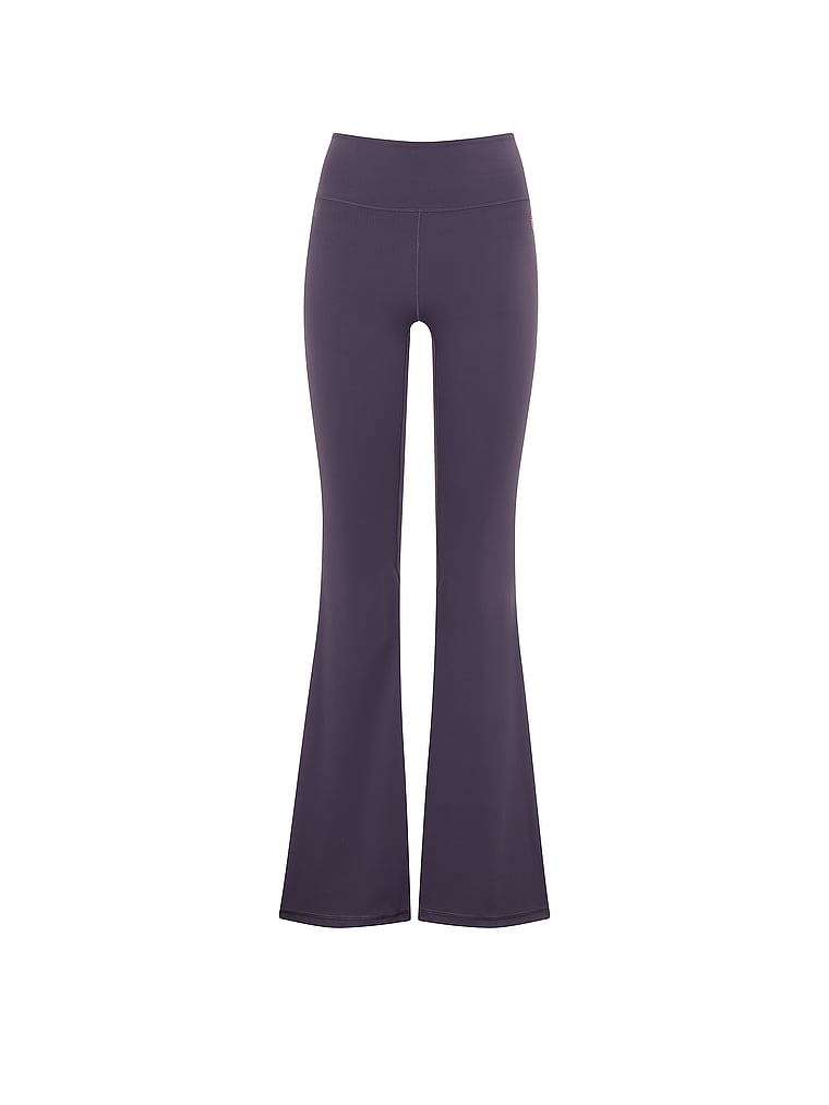 PINK PINK Relay™ Twist-Band Super Flare Leggings, Twilight Grey, offModelFront, 3 of 3