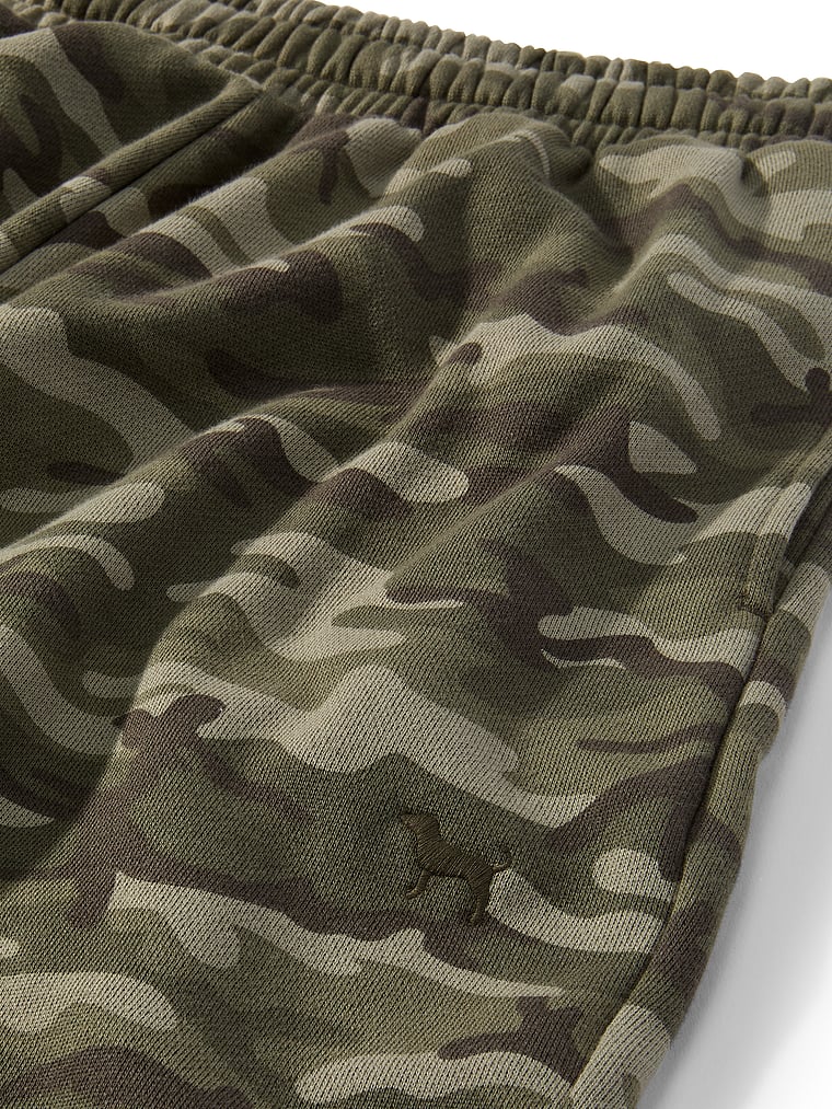 PINK Campus Fleece™ Adjustable-Cinch Sweatpants, Camo, detail, 5 of 5