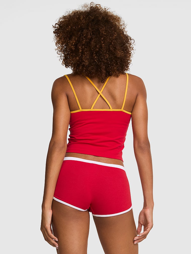 NFL Collection All-Day Cotton™ Bling Strappy Tank Top, onModelBack, 2 of 4