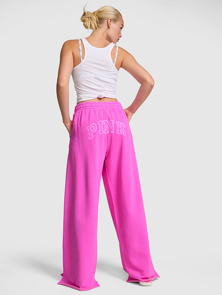 Campus Fleece™ Wide-Leg Split-Hem Sweatpants