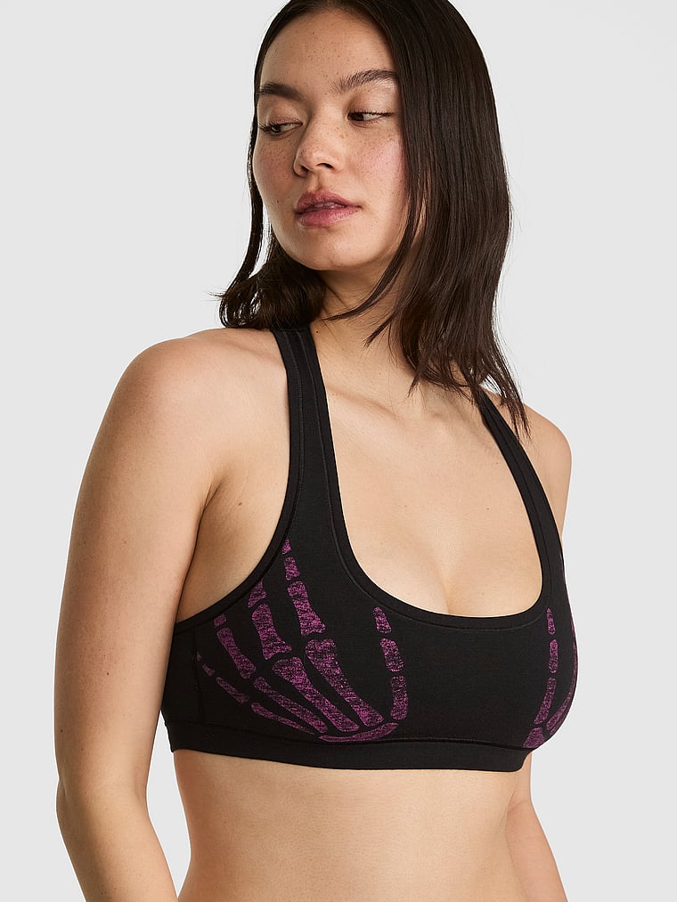 Cotton Unlined Racerback Bralette