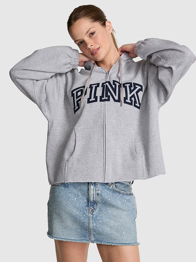 Campus Fleece™ Raw-Cut Full-Zip Hoodie