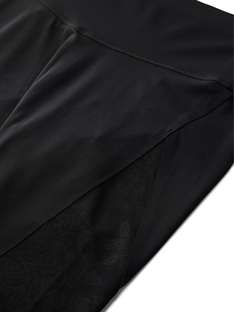 Victoria's Secret, VSX VSX Lace Mock-Neck Shrug, Black, detail, 5 of 5