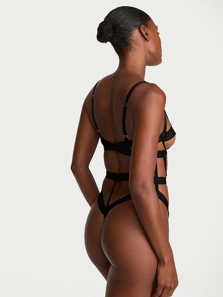 Strappy Caged Teddy