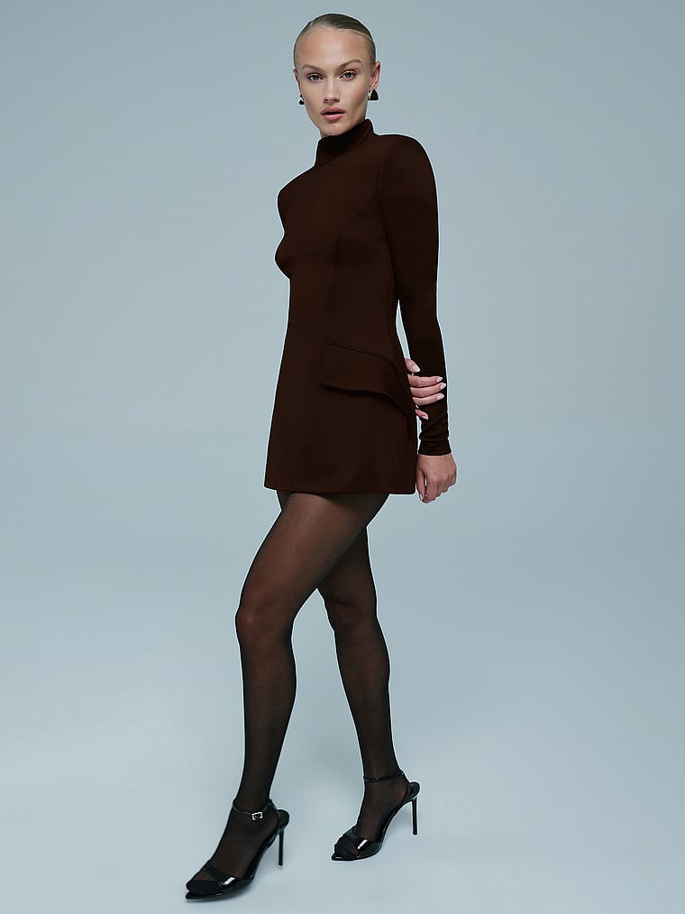 Lizet Long-Sleeve Mini Dress