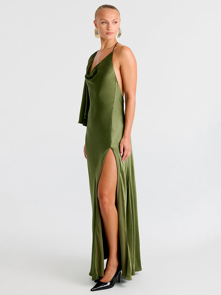 Anastasia Satin Maxi Dress