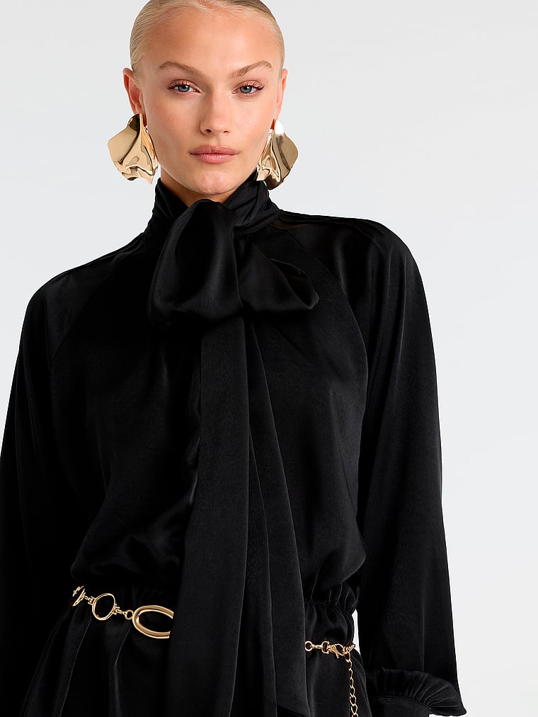 Petra Long-Sleeve Playsuit