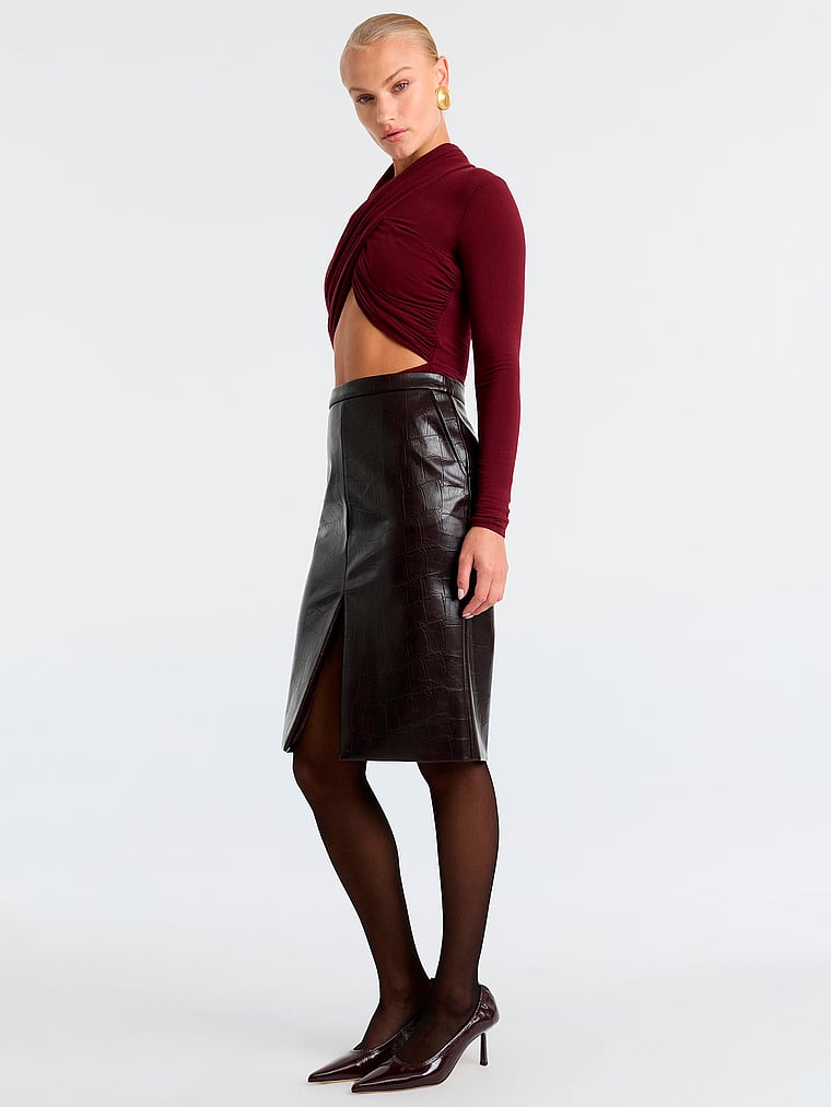 Aliyah Jersey Wrap Bodysuit