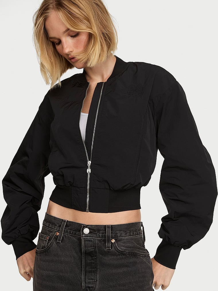 VSX Parachute Cropped Bomber Jacket