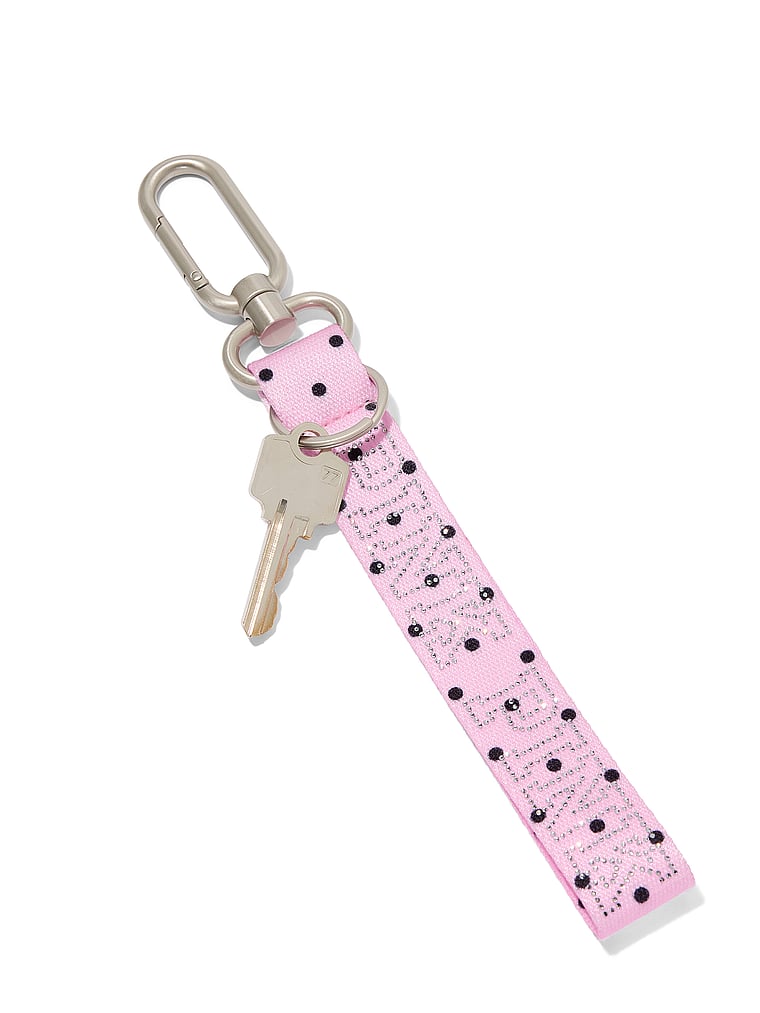 PINK Wristlet Strap Keychain, onModelBack, 2 of 2