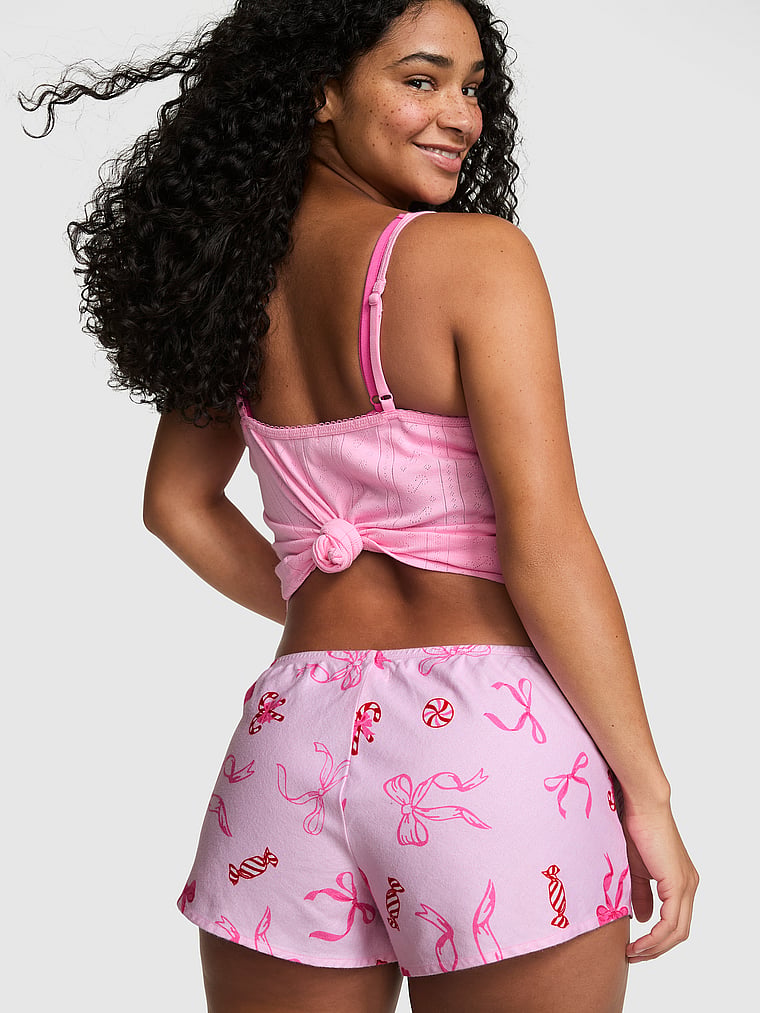 Buy 24/7 Lounge Modal Lace-Trim Micro Shorts, Black - Order Pajama