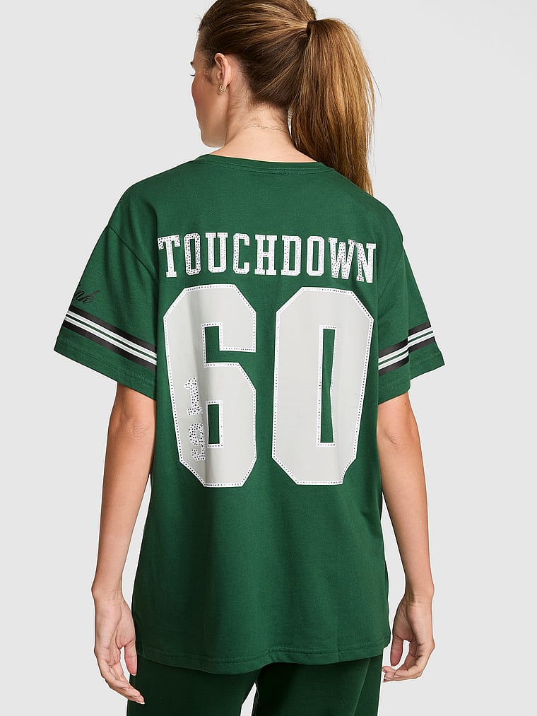 NFL Collection Campus Cotton™ Bling Tee, onModelBack, 2 of 4