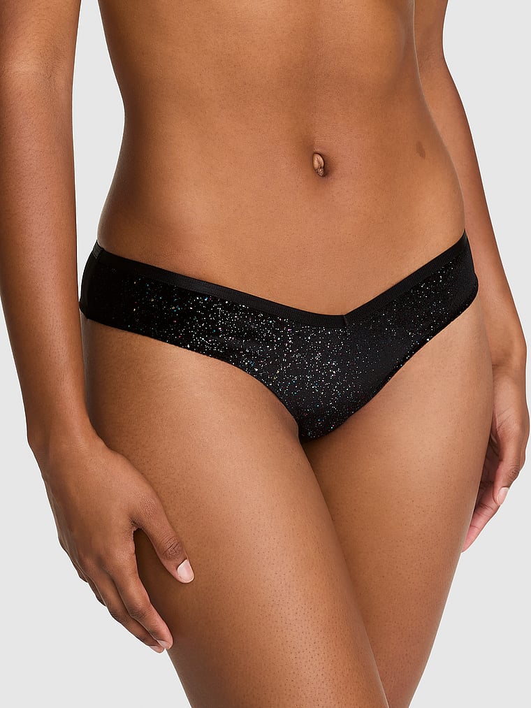 Plush Touch Velour Tanga Panty