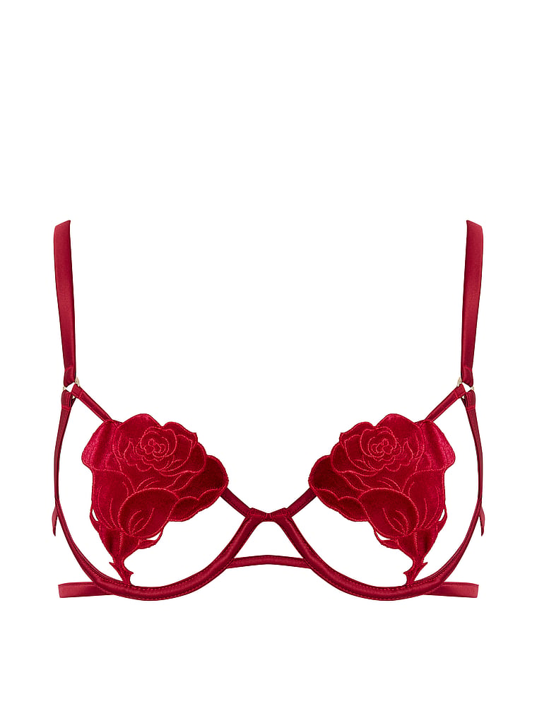 Rose Semi-Open Wired Bra
