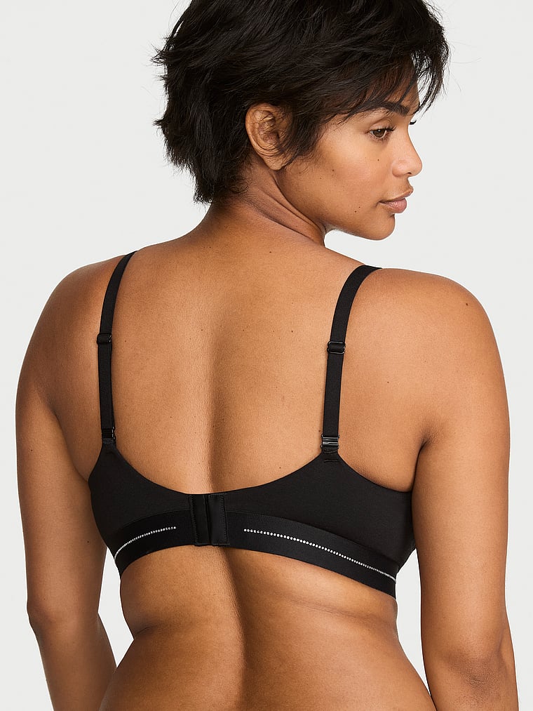 Signature Shine Cotton Lightly Lined Full-Coverage Bra