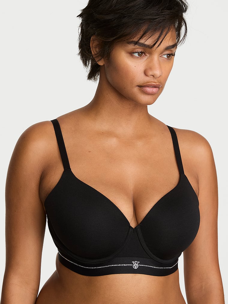 Signature Shine Cotton Lightly Lined Full-Coverage Bra