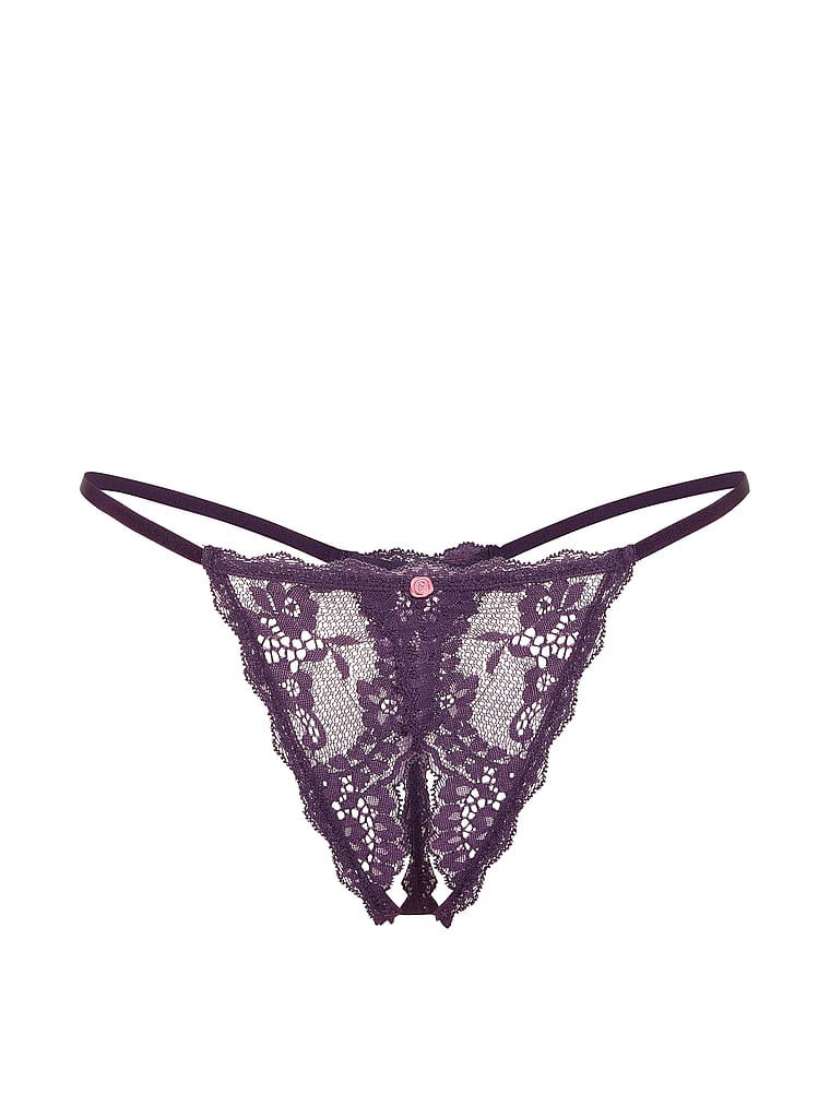Secret N Keychain Buy Lace Peekaboo String Thong Panty, Shadow Purple - Order Panties ...