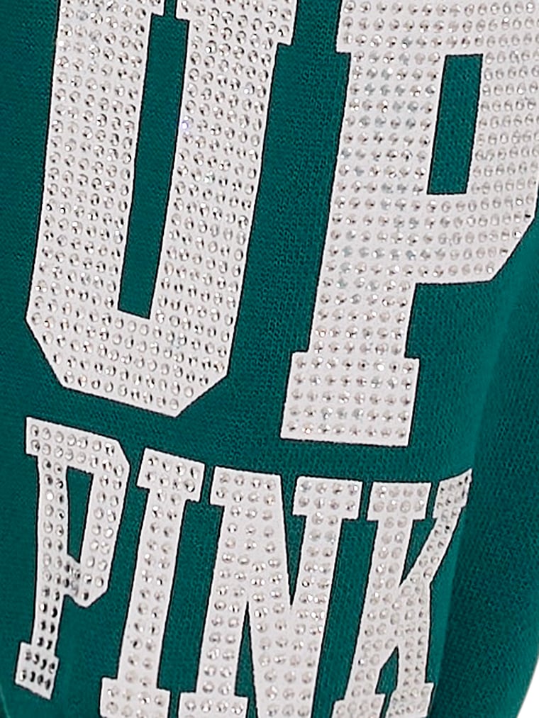 NFL Collection Campus Fleece™ Bling Sweatpants, Eagles- Moroccan Blue, detail, 4 of 4