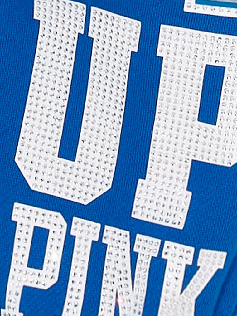 NFL Collection Campus Fleece™ Bling Sweatpants, Lions- Bright Royal, detail, 4 of 4