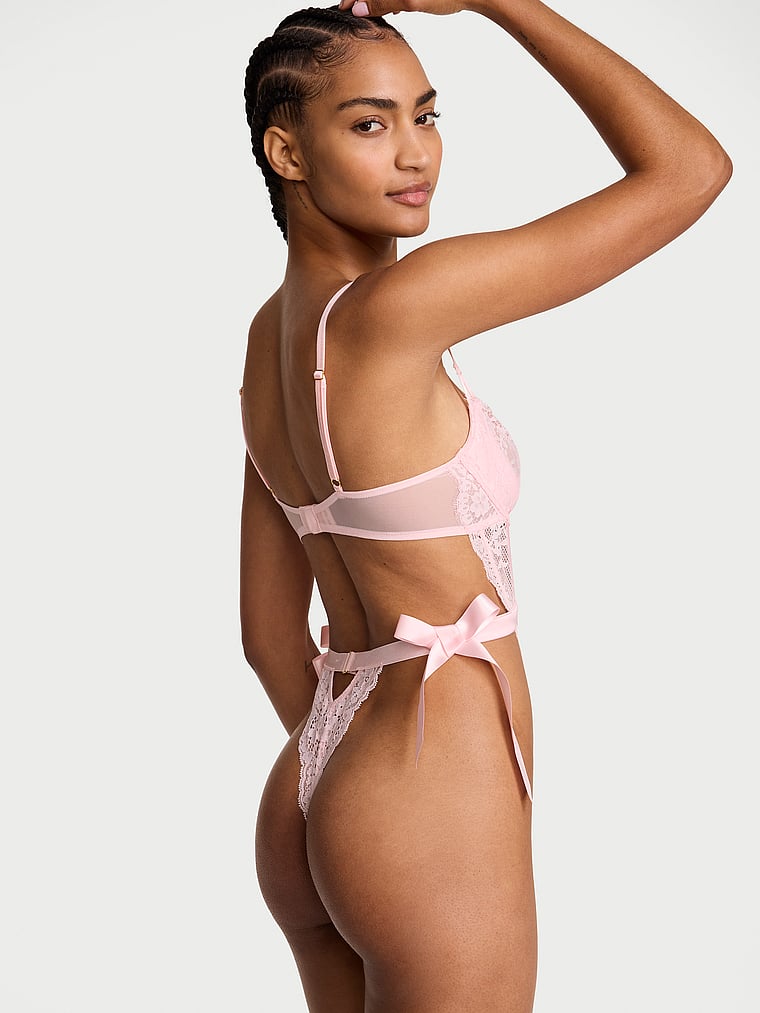 Wicked Unlined Lace Teddy