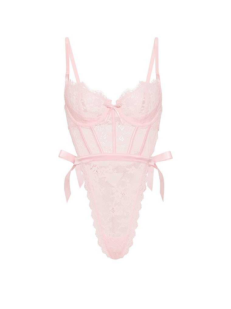 Wicked Unlined Lace Teddy