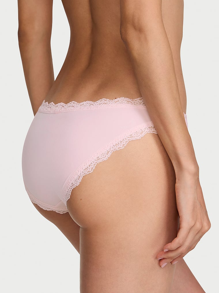 Lace-Trim Bikini Panty