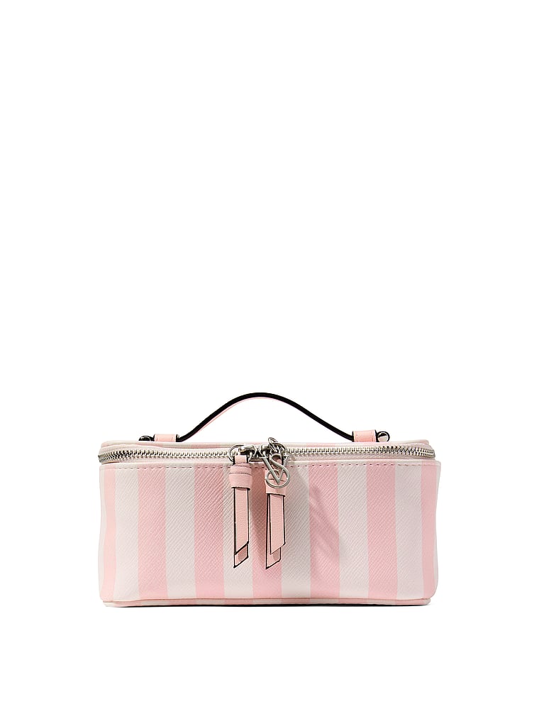 Victoria's Secret, Victoria's Secret 4-Piece Nested Beauty Case Set, Heritage Stripe, onModelBack, 2 of 3