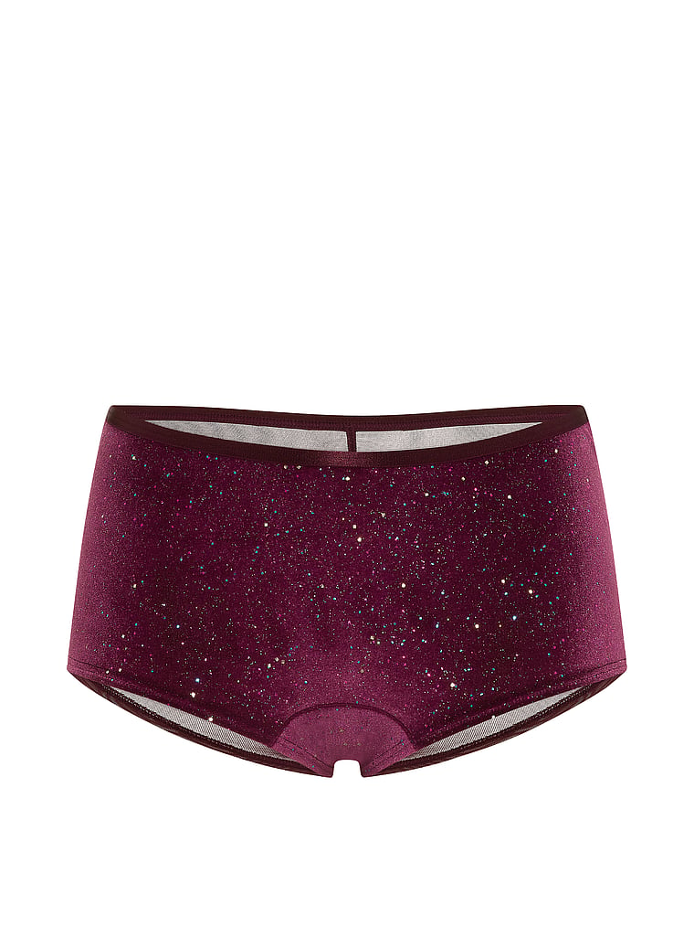 PINK Plush Touch Boyshort Panty, offModelFront, 4 of 5