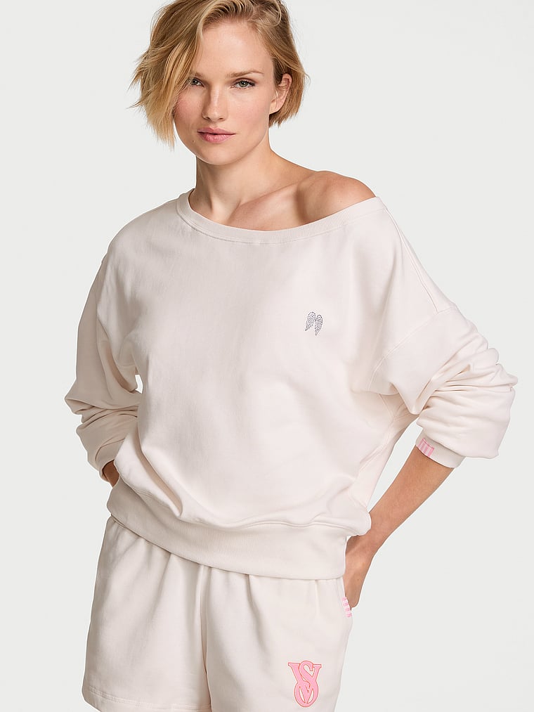 Off-Duty Terry Boatneck Sweatshirt