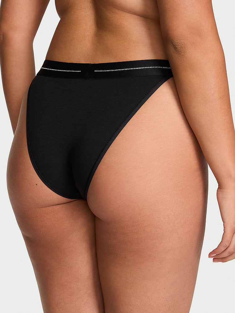 Exploded Logo Cotton 90s Brief Panty