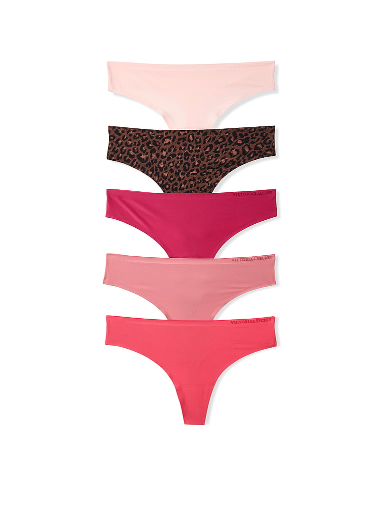 5-Pack Body by Victoria Flex Mid-Rise Thong Panties