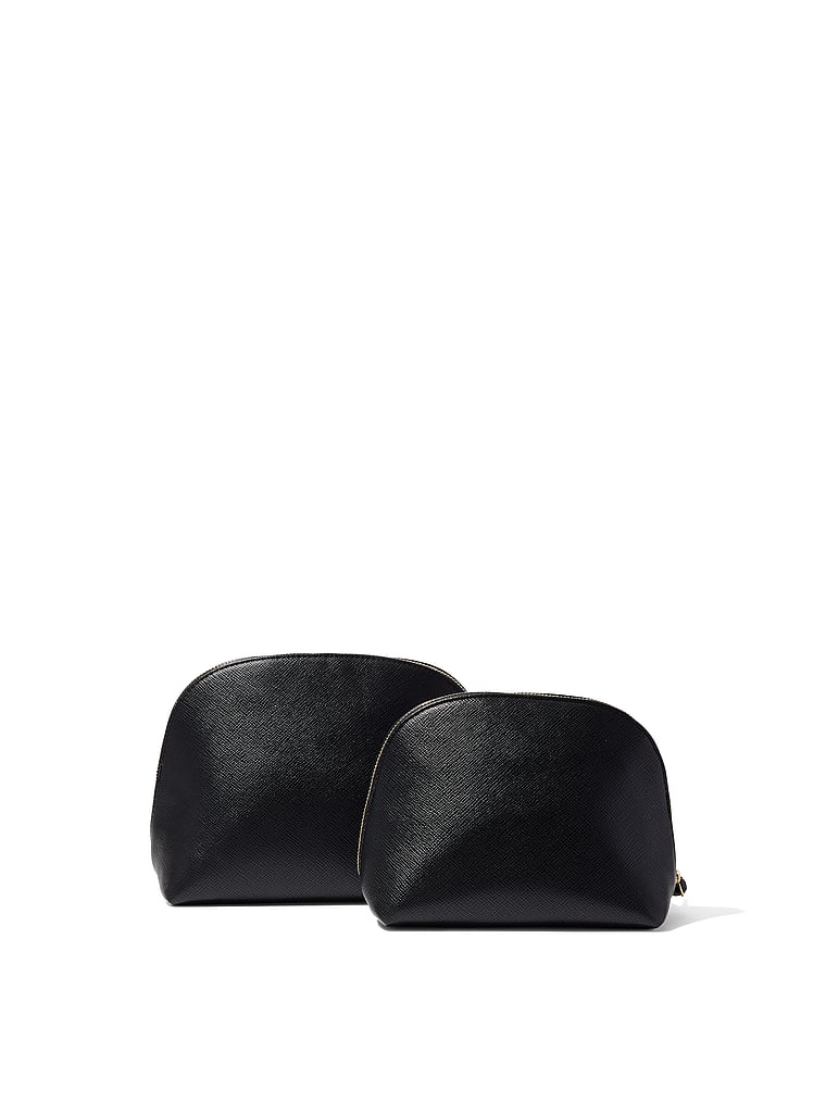 Luxe 2-Piece Clamshell Pouch Set