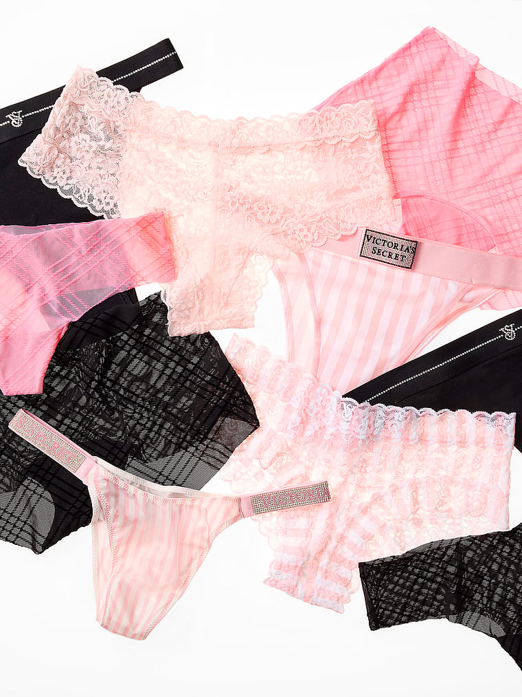 Exploded Logo Cotton 90s Brief Panty