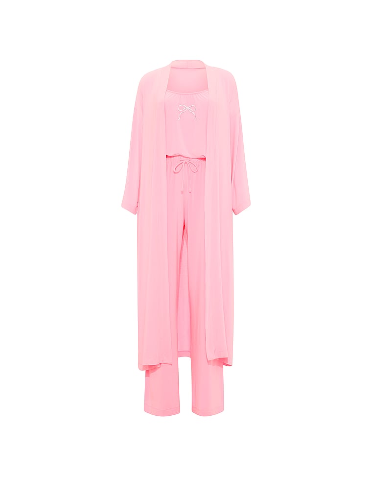 Victoria's Secret, Victoria's Secret SoSoft™ Modal 3-Piece Set, Victoria Pink, offModelFront, 3 of 3