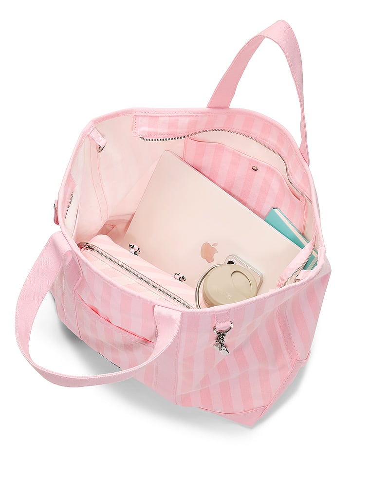 VS Icon Large Canvas Tote Bag