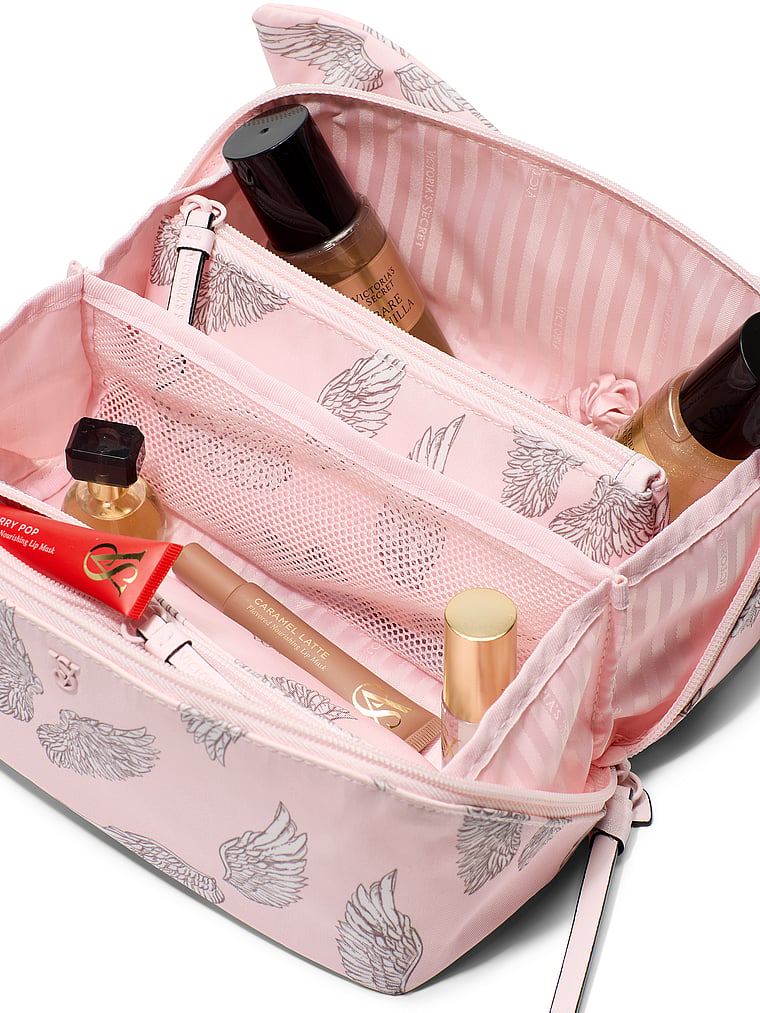 3-Piece Expandable Bow Makeup Organizer Set