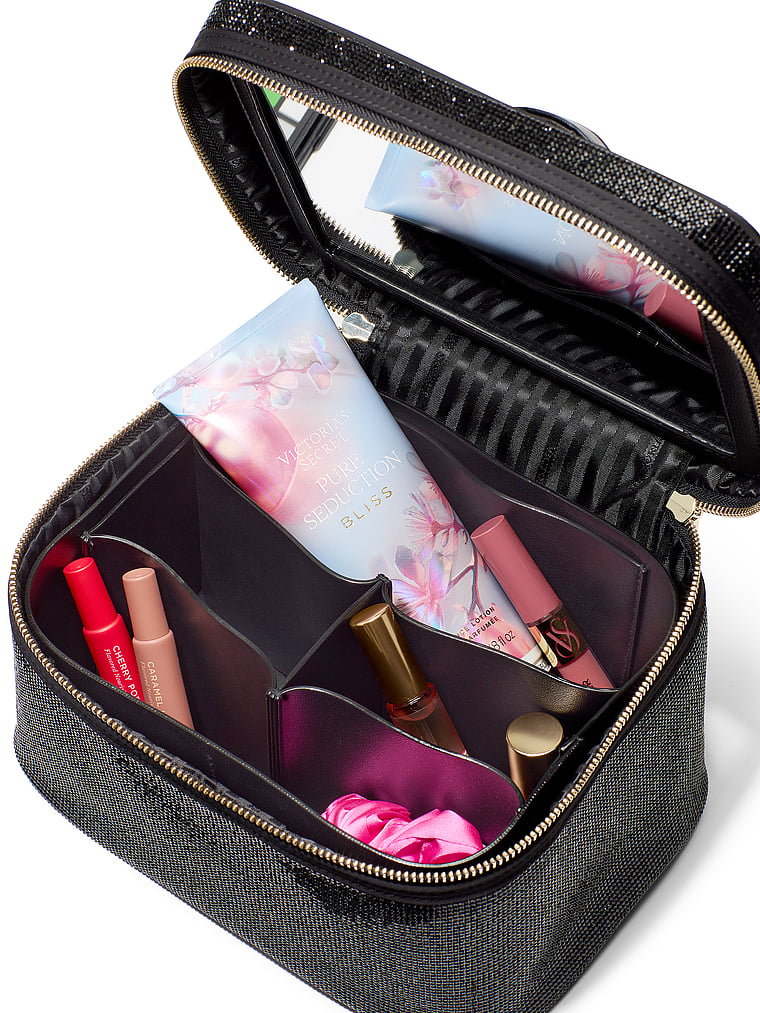Diamanté Travel Vanity Case