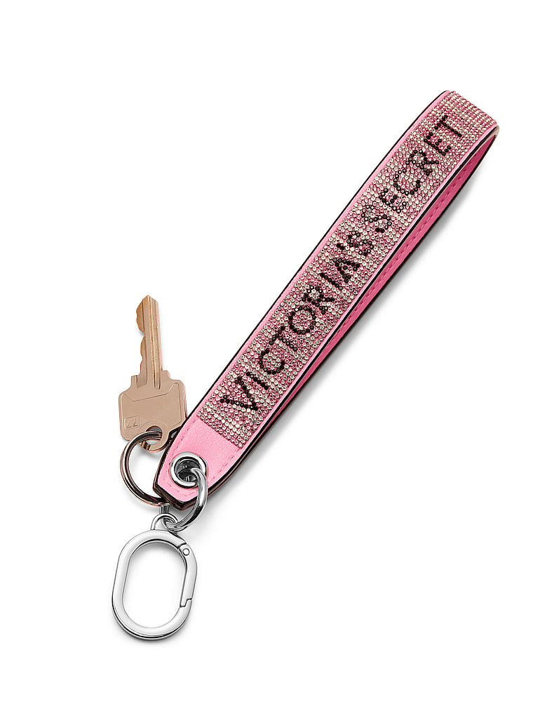 Buy Slim Wristlet Strap Keychain, Victoria Pink Logo - Order Small