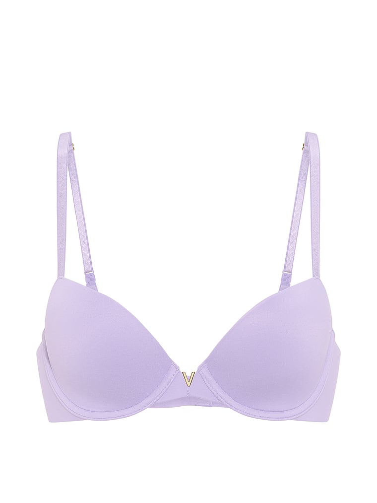 Victoria's Secret, Love Cloud Smooth Lightly Lined Plunge Demi Bra, offModelFront, 3 of 3