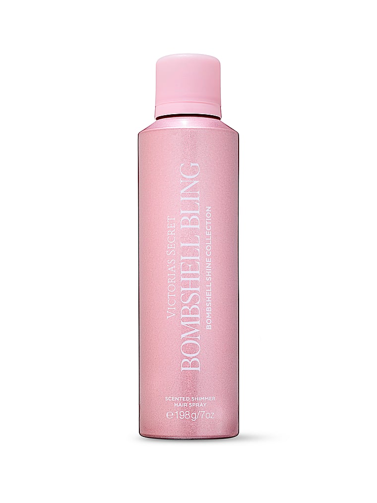 Victoria's Secret, Bombshell Shine Bombshell Bling Scented Shimmer Hair Spray, Bombshell, onModelSide, 2 of 4