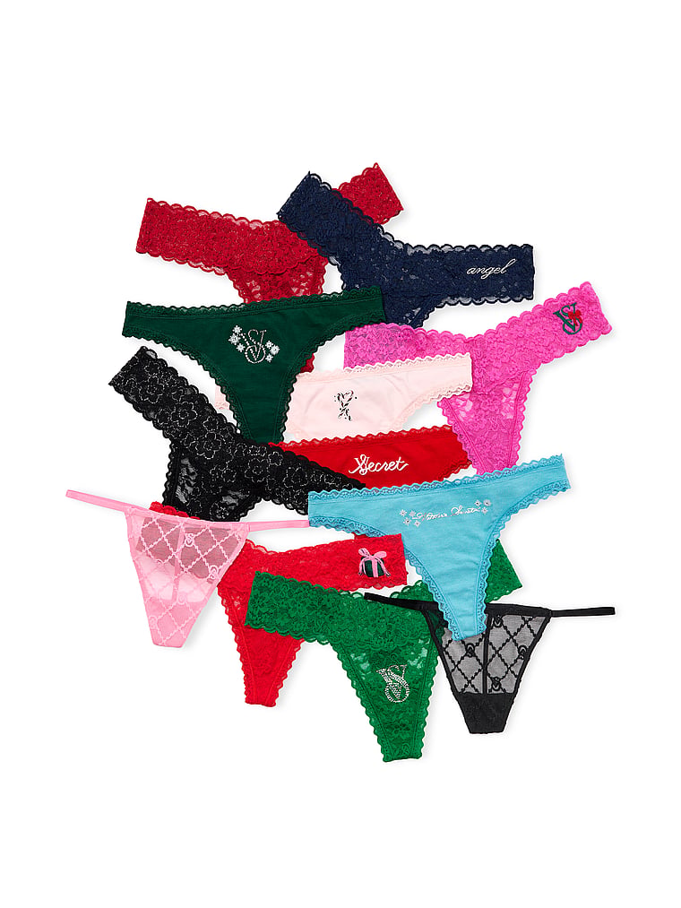 12 Days of Thong Panties Advent Calendar